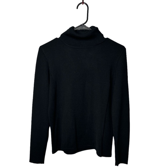 DD Collection Women's Silk Blend Long Sleeve Turtleneck Sweater Size Small - Picture 1 of 4